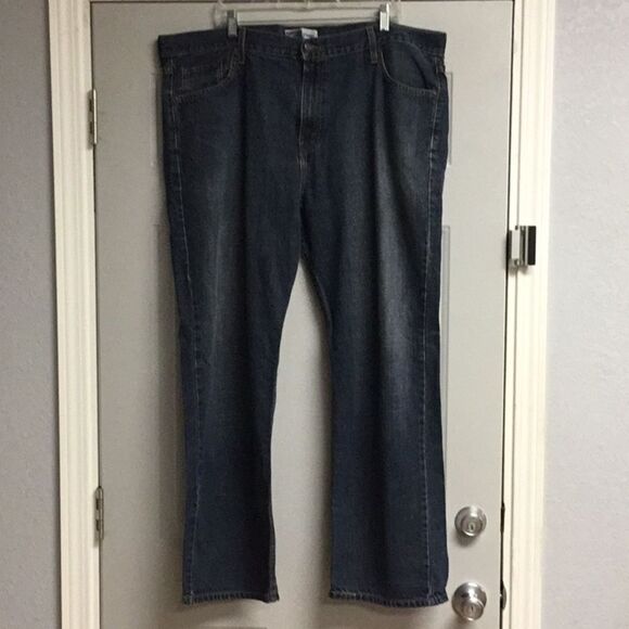 Men’s Levi Signature Straight Blue Jeans Size 42 X 32 - Picture 1 of 7